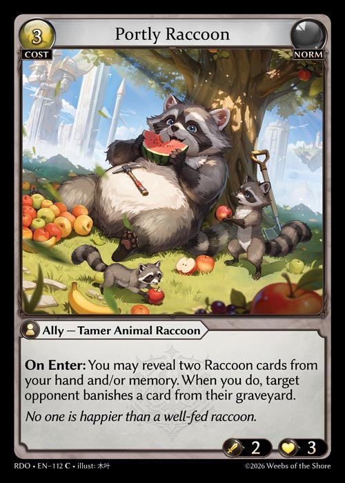 Portly Raccoon
