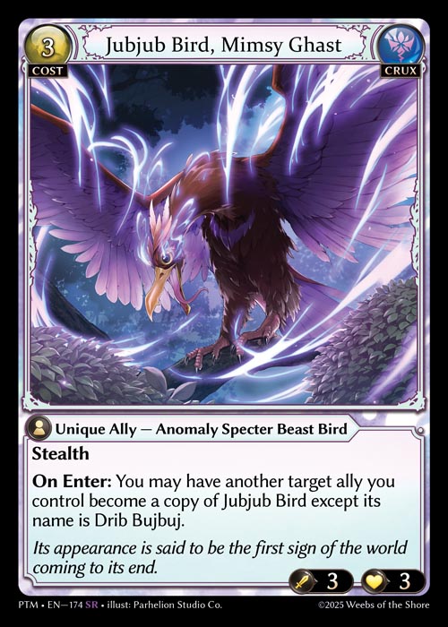 Jubjub Bird, Mimsy Ghast