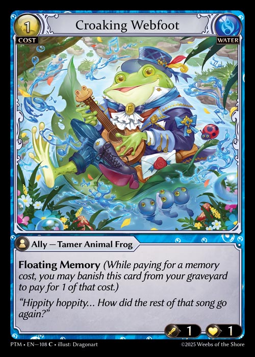 Croaking Webfoot