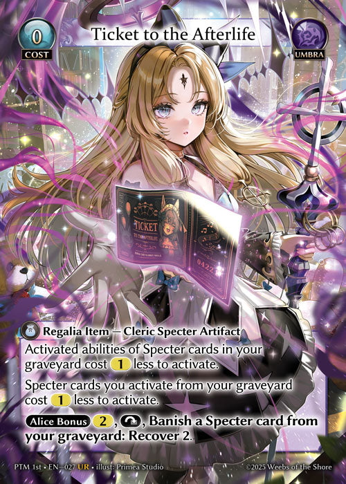 Ticket to the Afterlife
