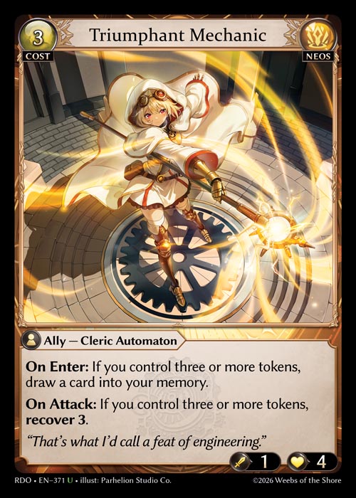 Triumphant Mechanic